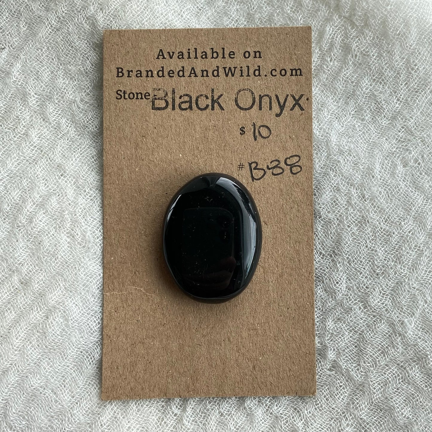 Black Onyx - Cabochon - B88