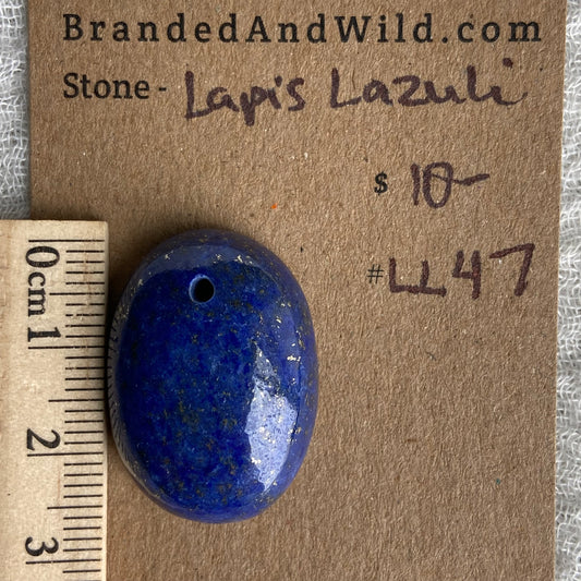 Lapis Lazuli Cabochon -Drilled- LL47