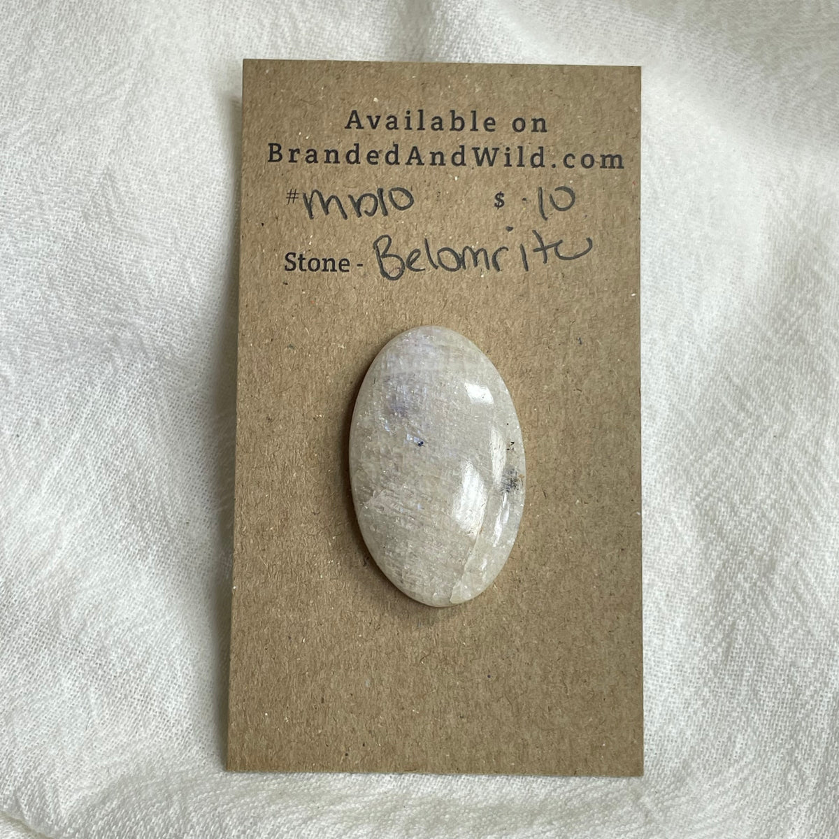 Belomrite Moonstone Cabochon - MB10 7CAE88D2-F9DD-4676-AAFB-094152C5852E Brandedandwild.com