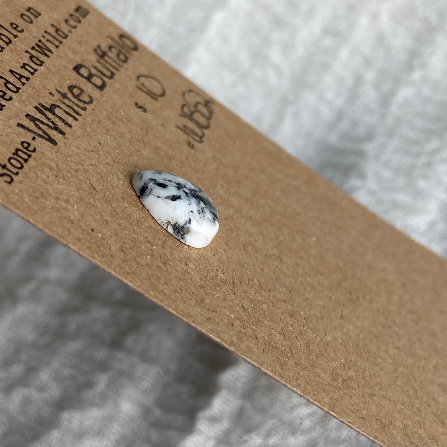 White Buffalo Cabochon - WB52
