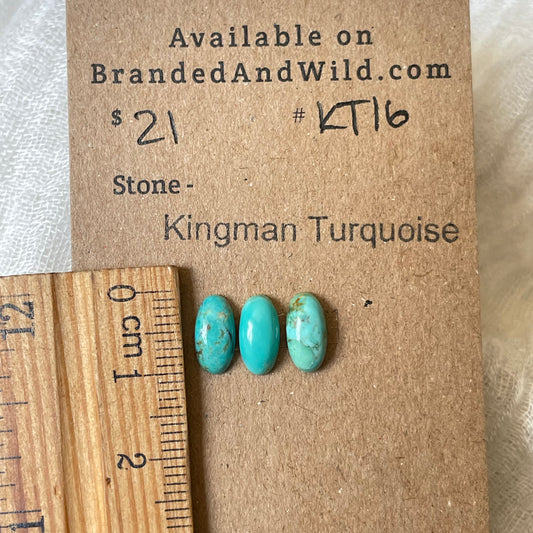 Kingman Turquoise Cabochon - KT16 7CDC91E9-BE1F-4F82-A925-FED3813BC9A4 Brandedandwild.com
