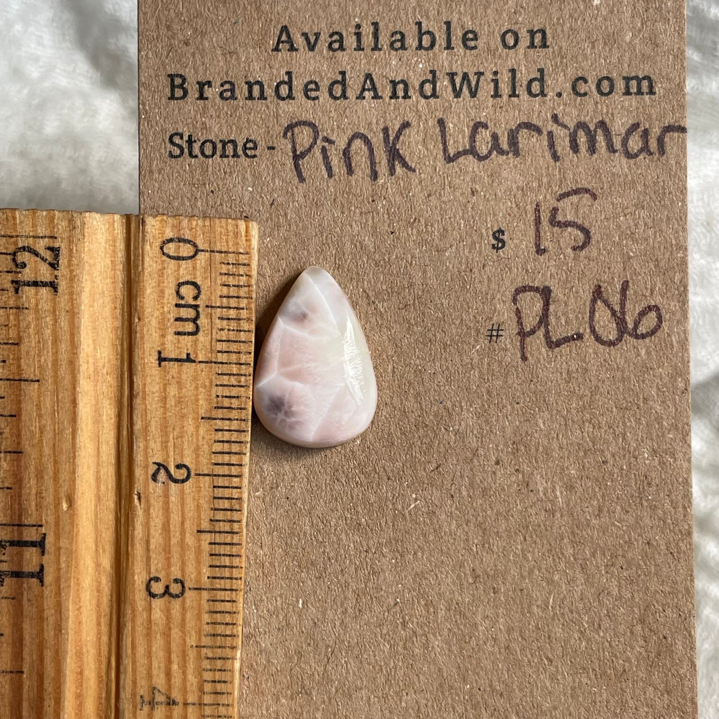Pink Larimar Cabochon - PL06