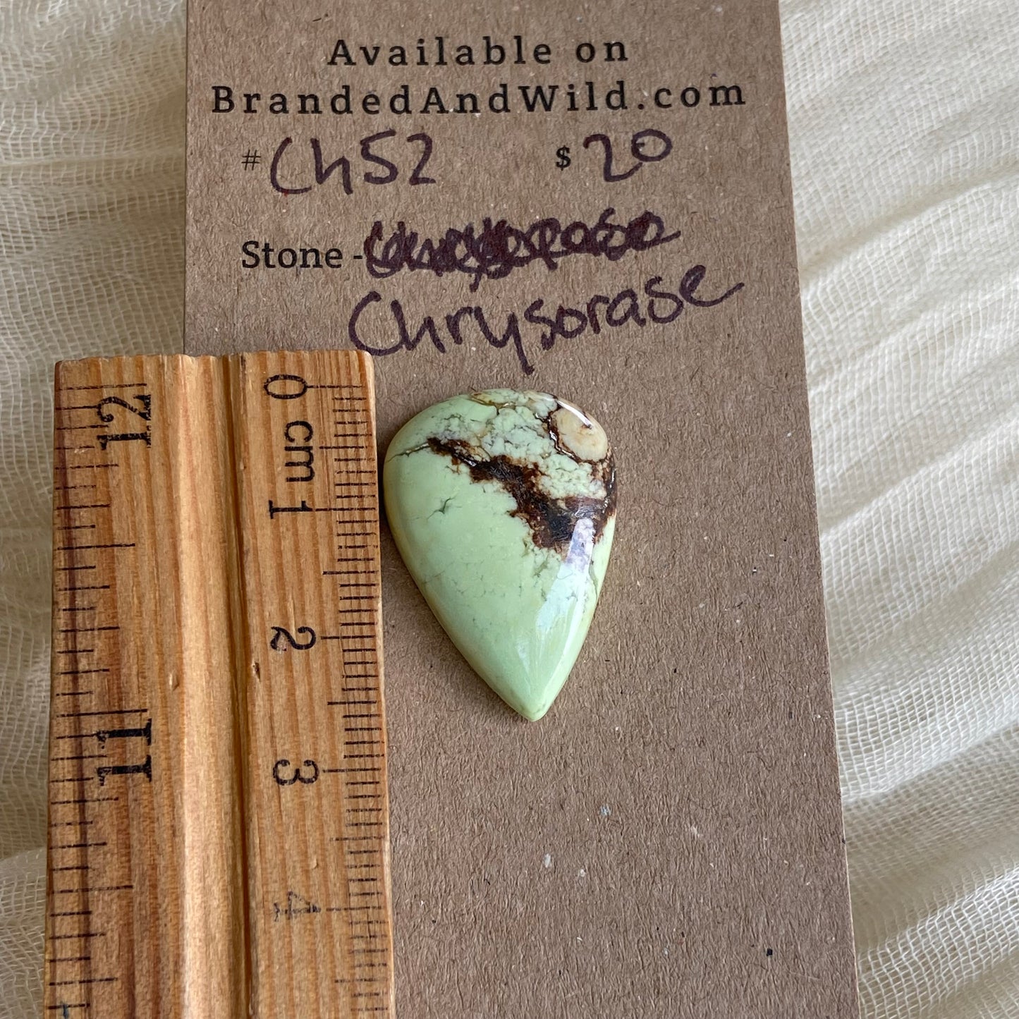 Chrysoprase Cabochon - Ch52