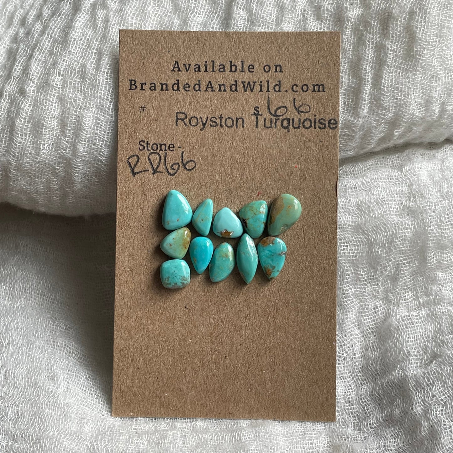 Royston Turquoise Cabochon - RR66 7CEC4BA7-33B8-4CD6-B46C-26CDC8A74FF3 Brandedandwild.com