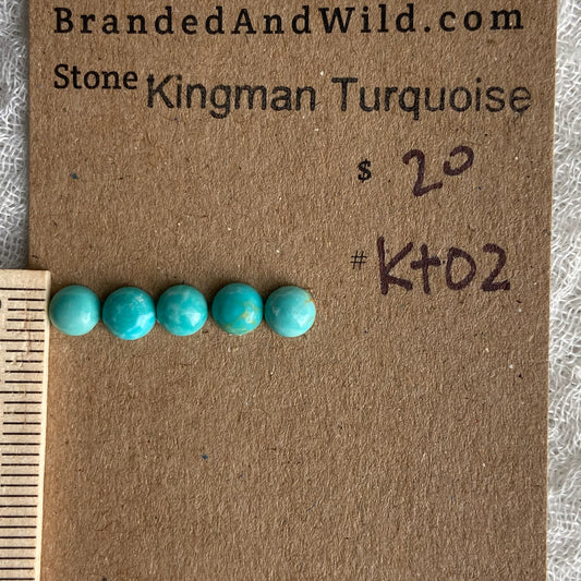 Kingman Turquoise Cabochon - KT02