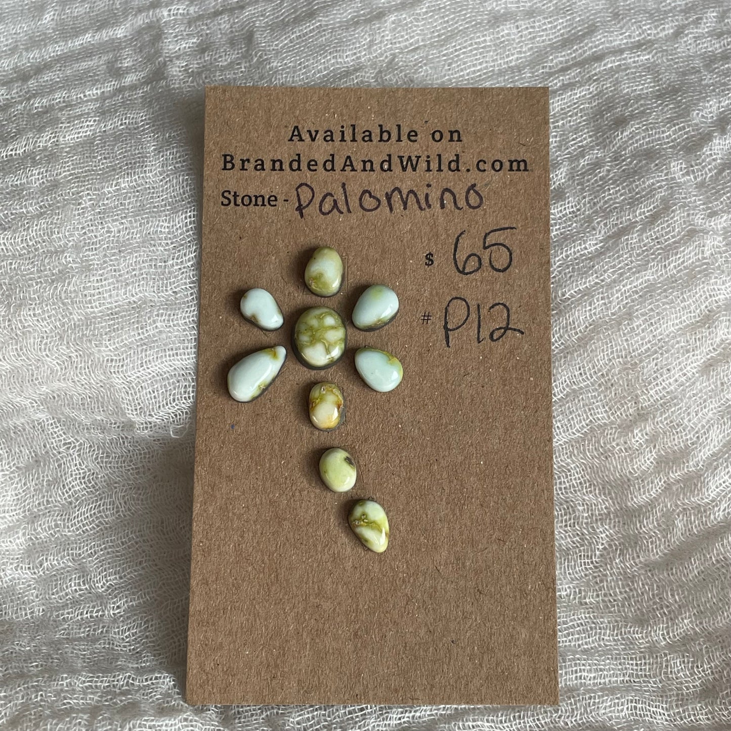 Palomino Cabochon - P12 7CF3ADDD-0AE4-4429-ABB9-9D950ACA9EEE Brandedandwild.com