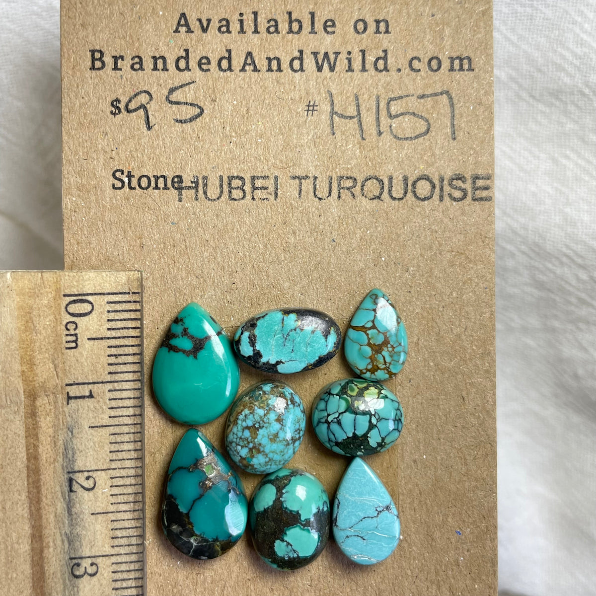 Hubei Turquoise Cabochon - H157 7D408212-2A09-4ED6-89E1-C82EF8AE9EBD Brandedandwild.com