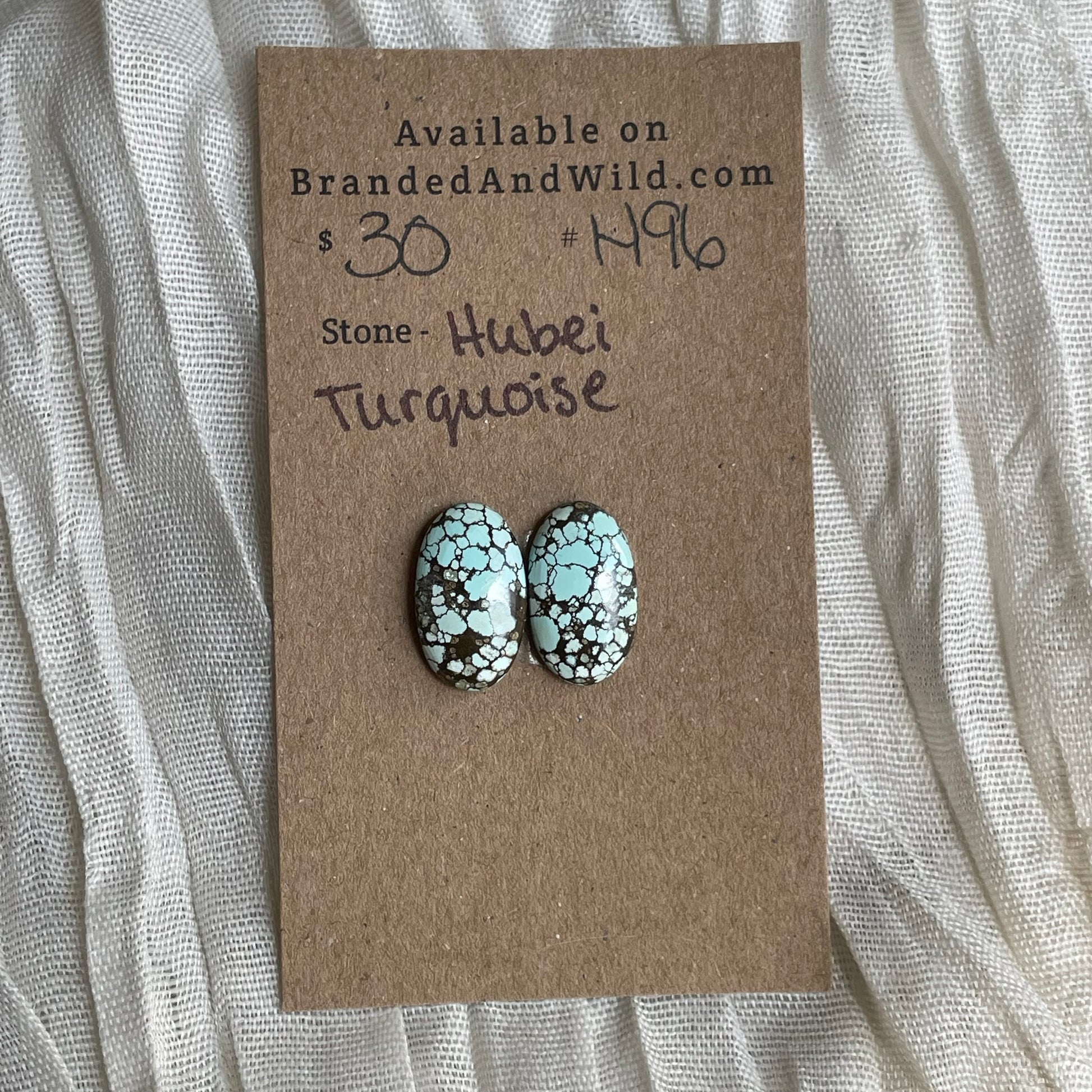 Hubei Turquoise Cabochon - H96 7D4AFFA9-9D10-4857-89EE-DA6425C483AC Brandedandwild.com