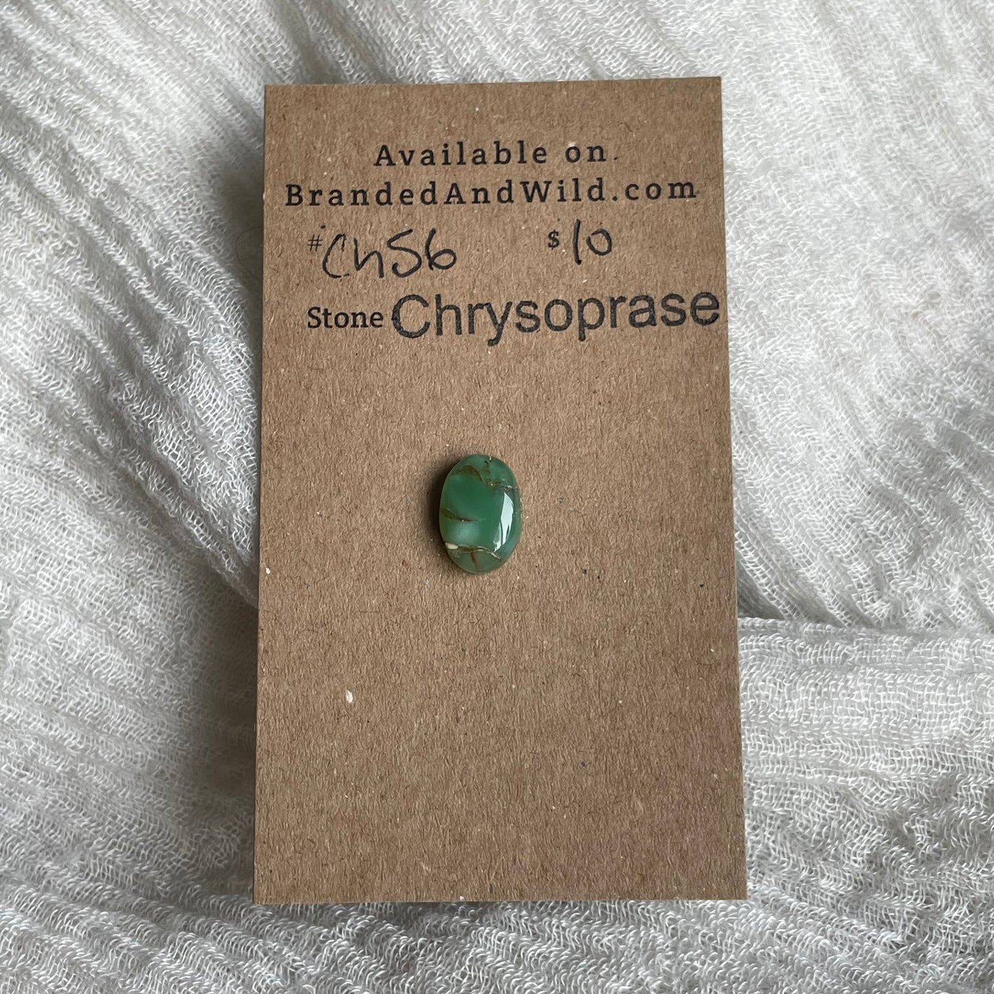 Chrysoprase Cabochon - Ch56