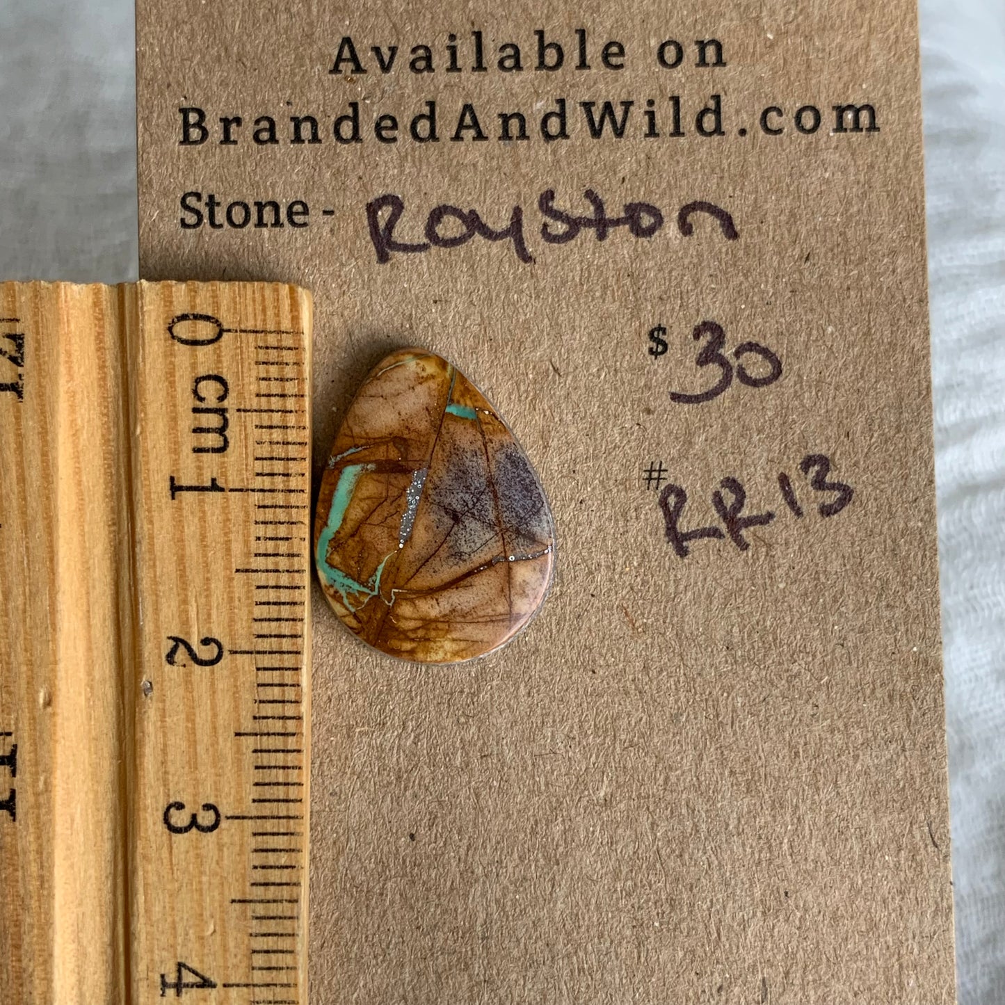 Royston Ribbon Turquoise Cabochon RR13