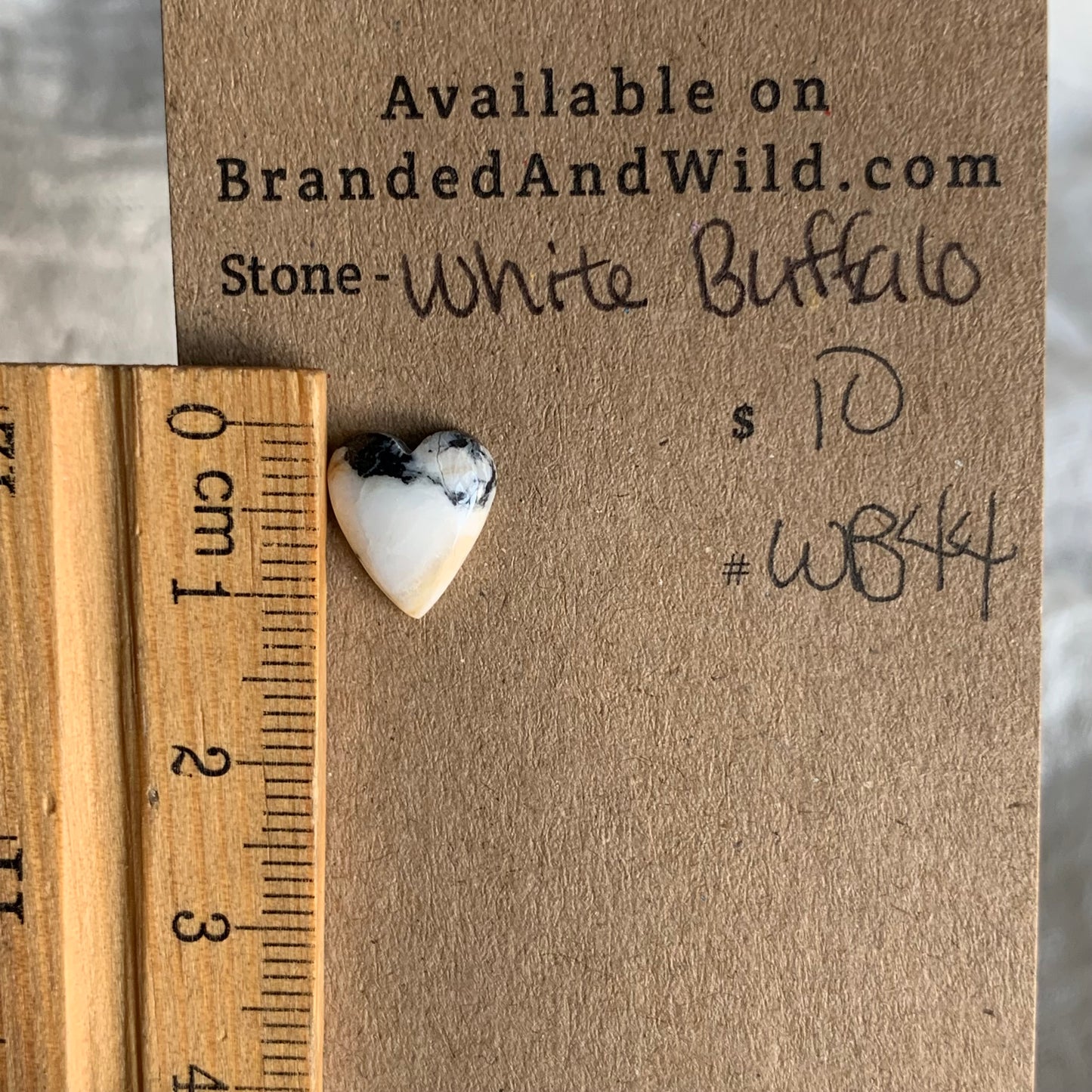 White Buffalo Cabochon - WB44