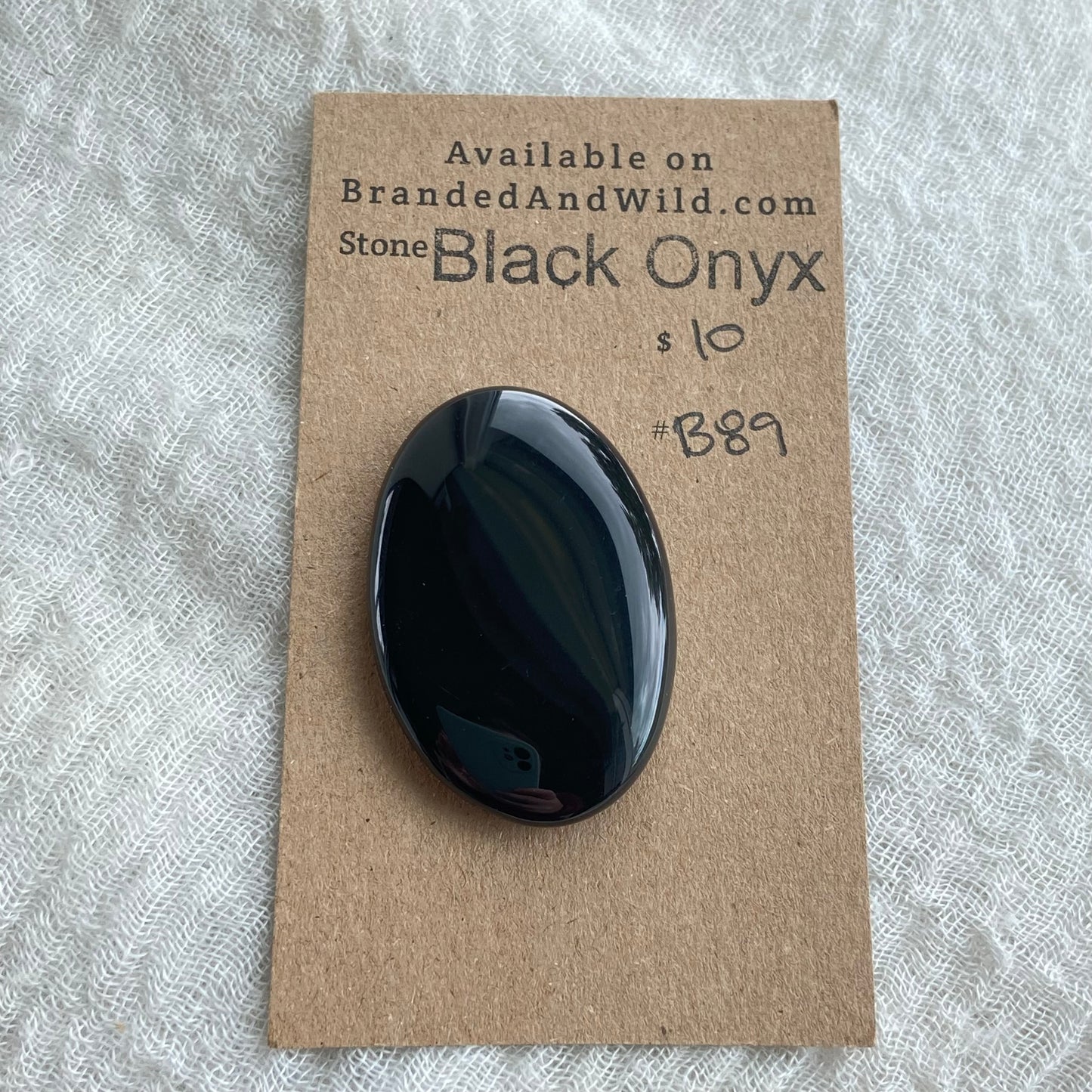 Black Onyx - Cabochon - B89