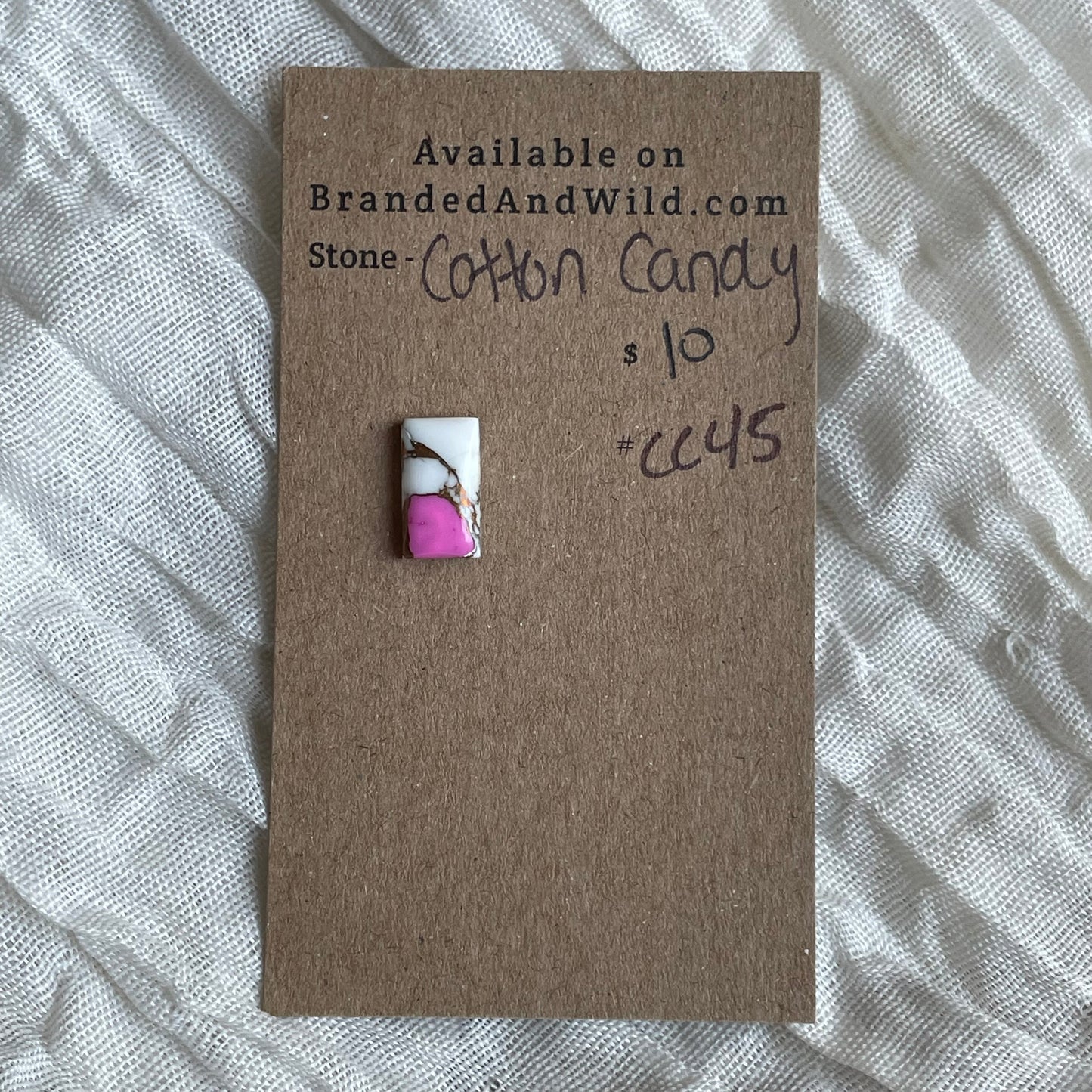 Cotton Candy Cabochon - CC45 7DDF9037-E840-47D2-879D-BEE002CA2DB9 Brandedandwild.com