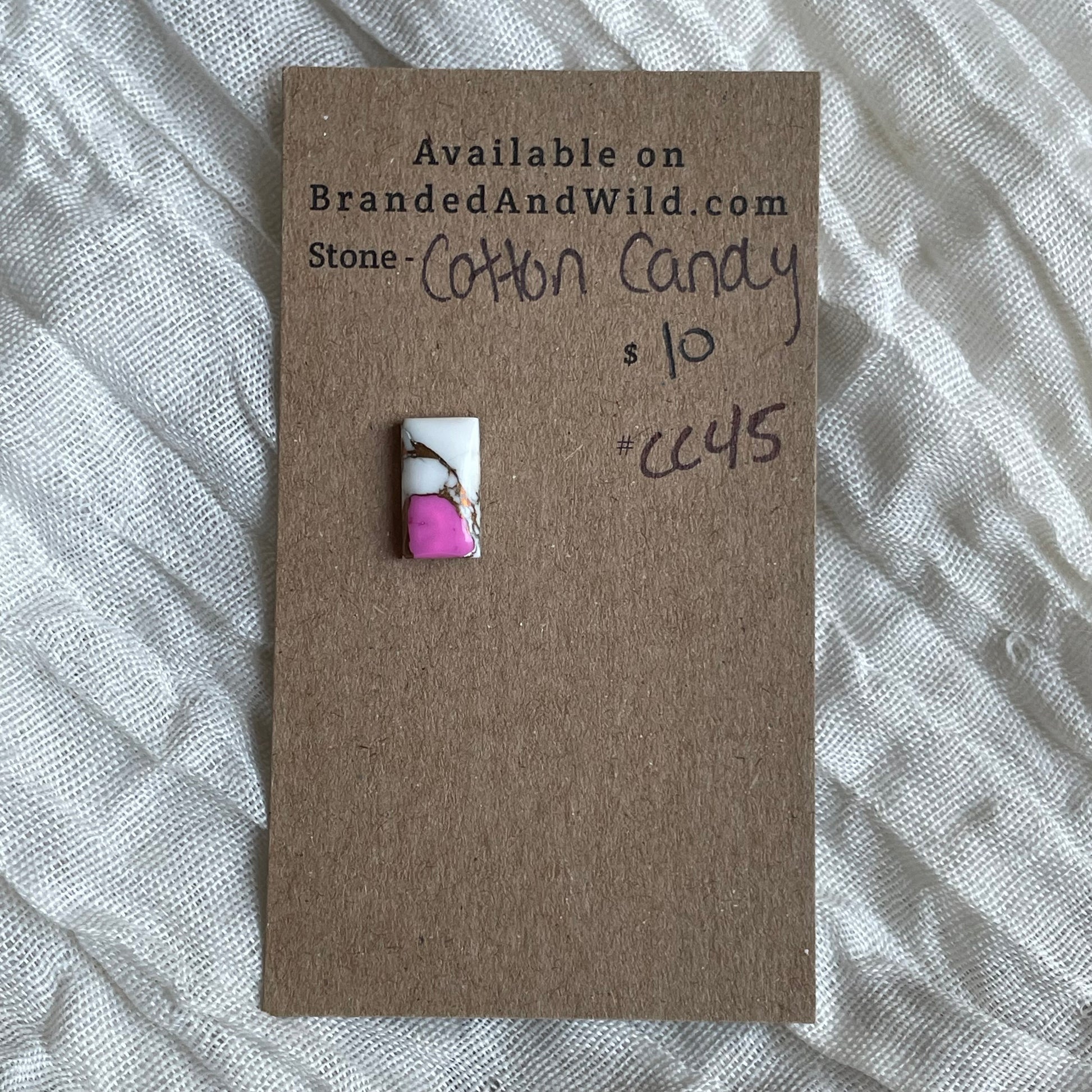 Cotton Candy Cabochon - CC45 7DDF9037-E840-47D2-879D-BEE002CA2DB9 Brandedandwild.com