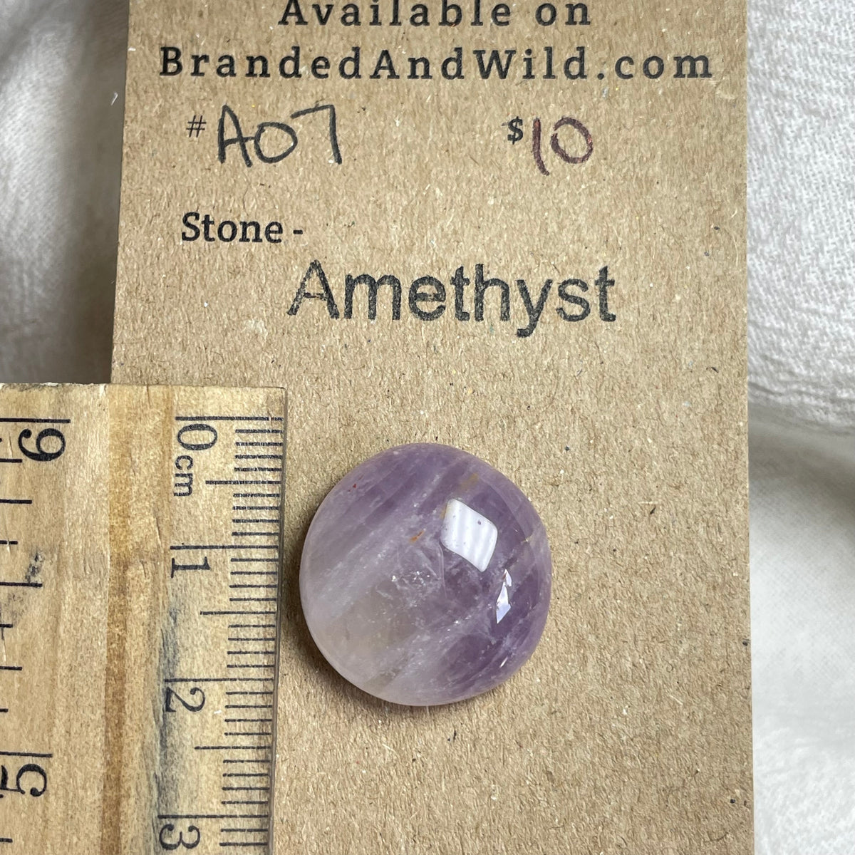 Amethyst Cabochon - A07 7DEF4356-518C-48E8-918D-58B05C835744 Brandedandwild.com