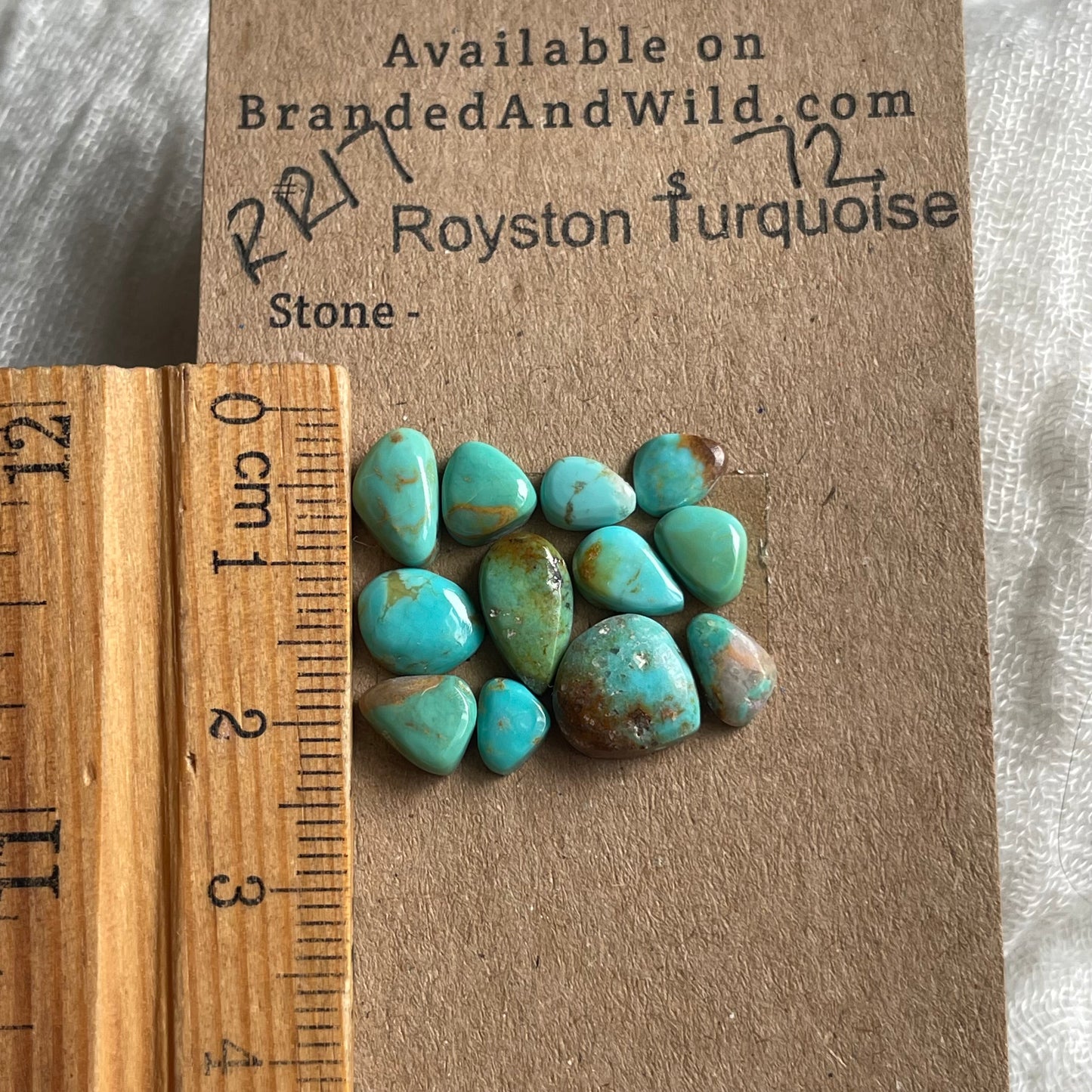 Royston Turquoise Cabochon - RR17 7DF5269F-AC17-41C8-AB70-EA746C779C36 Brandedandwild.com