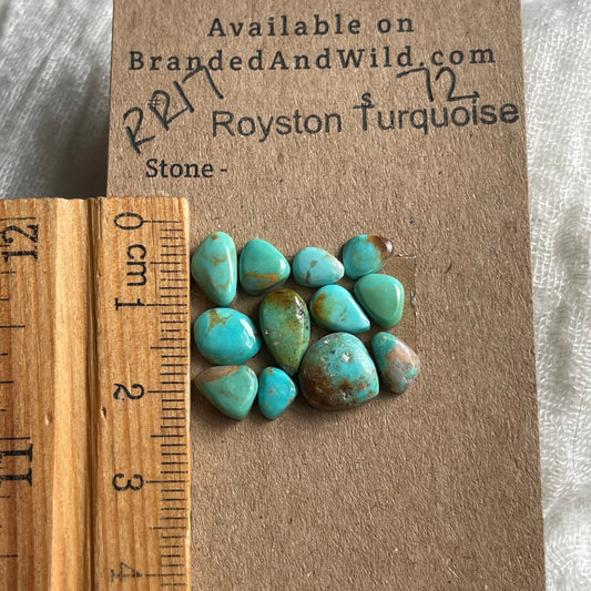 Royston Turquoise Cabochon - RR17 7DF5269F-AC17-41C8-AB70-EA746C779C36 Brandedandwild.com