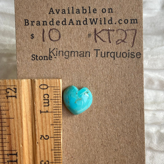 Kingman Turquoise Cabochon - KT27 7E02933E-CE2A-4CF7-8D14-A55EA32CF12B Brandedandwild.com