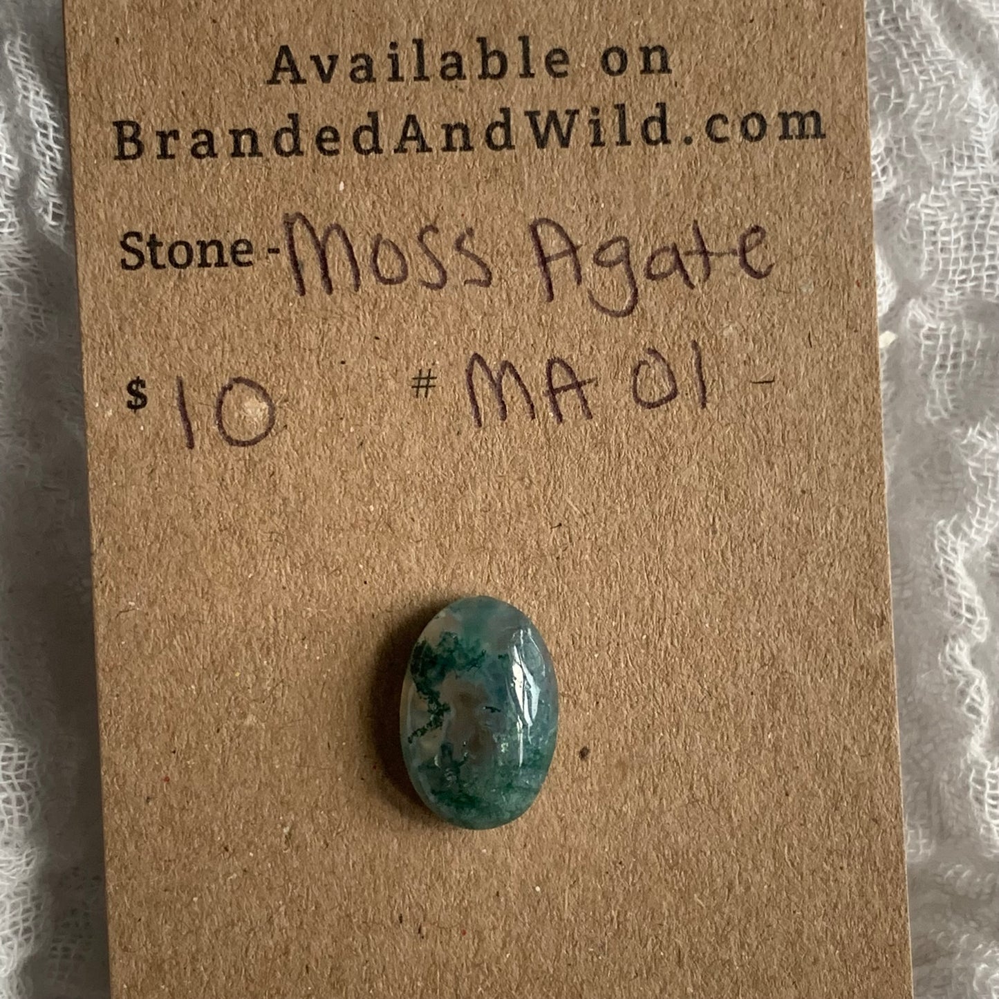 Moss Agate Cabochon - MA01