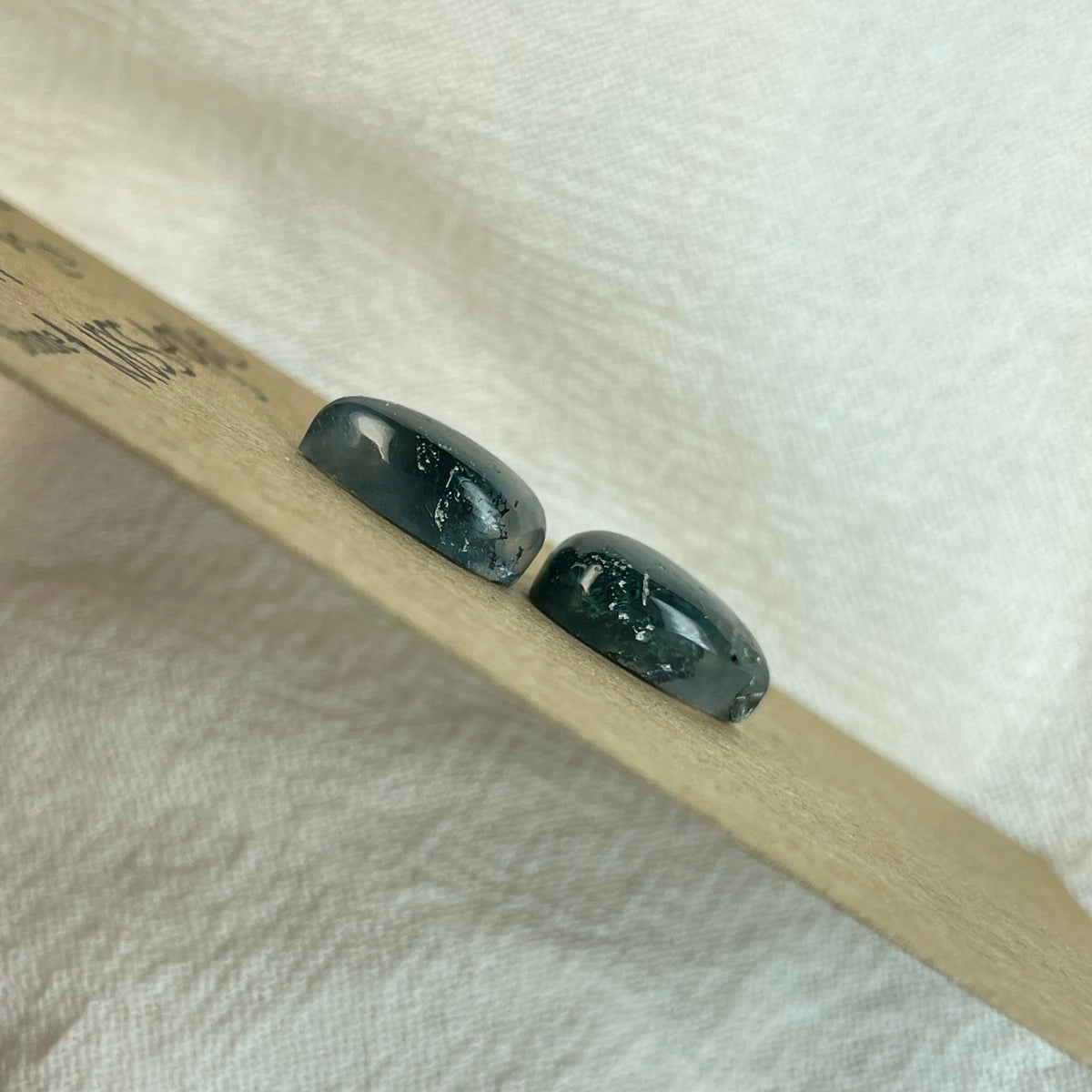 Moss Agate Cabochon - MA49 7E22B5C1-A8FA-426A-9D0F-F91C4C5C7055 Brandedandwild.com