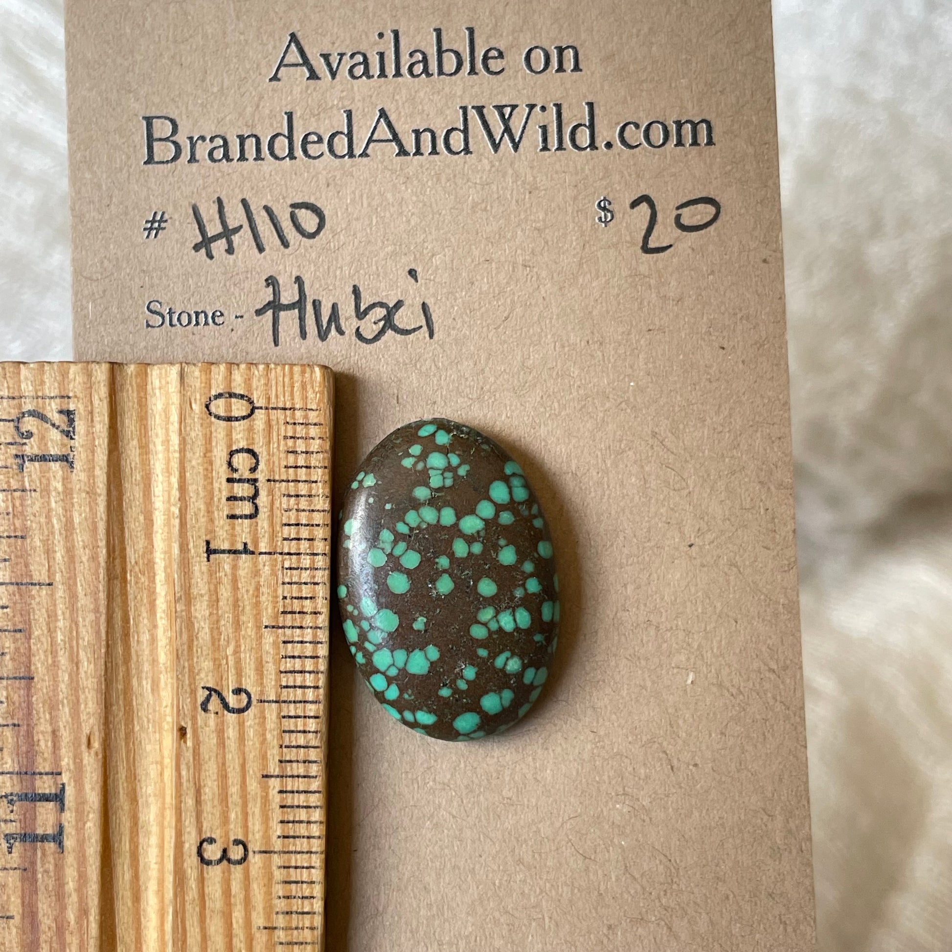 Hubei Turquoise Cabochon - H110 7E2F7EA7-7A9C-48A4-A20A-5916231A6962 Brandedandwild.com