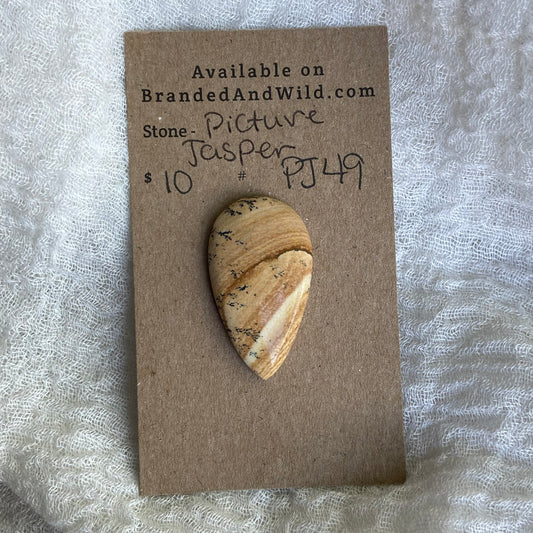 Picture Jasper Cabochon - PJ49