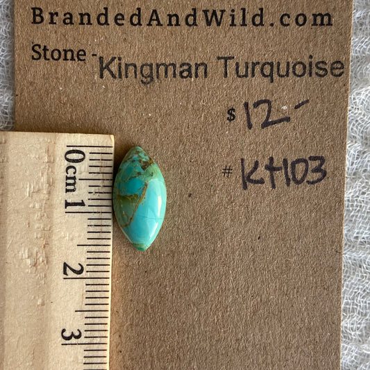 Kingman Turquoise Cabochon - KT103
