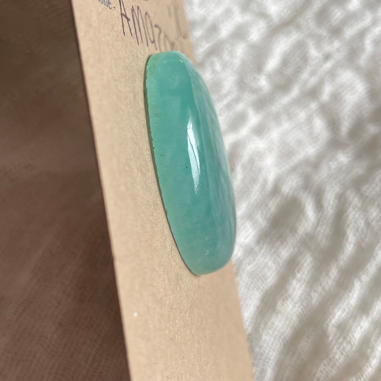 Amazonite Cabochon - AZ13 7E4DE38F-1783-4BDD-A782-A6F895310AAA Brandedandwild.com