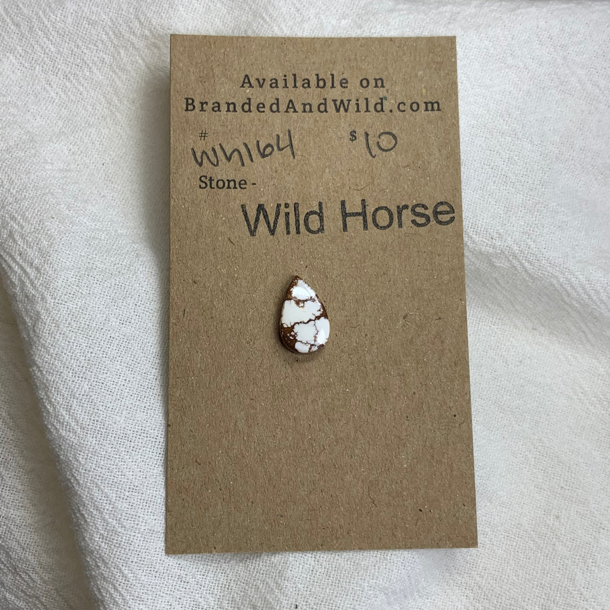 Wild Horse Cabochon - WH164 7E67B70B-9FE5-4E5F-B83E-4AE67A5CE966 Brandedandwild.com