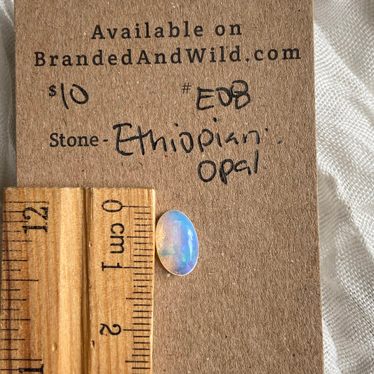 Ethiopian Opal Cabochon - EO8 7E7B1958-55D7-44F6-B848-56B2519768C7 Brandedandwild.com