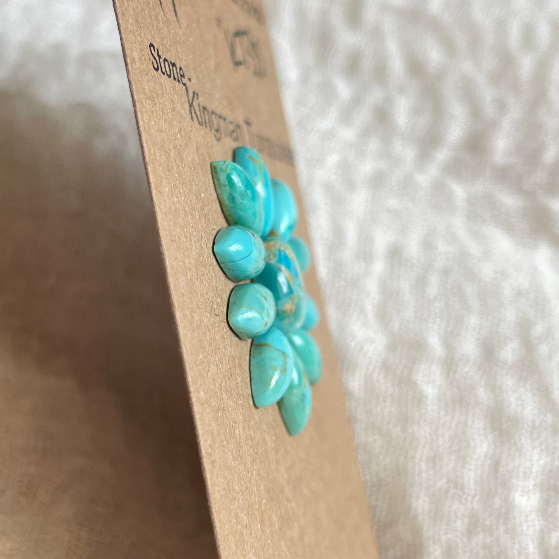 Kingman Turquoise Cabochon - KT33 7E82A6EB-76C5-476A-BE08-7FD617D778DC Brandedandwild.com