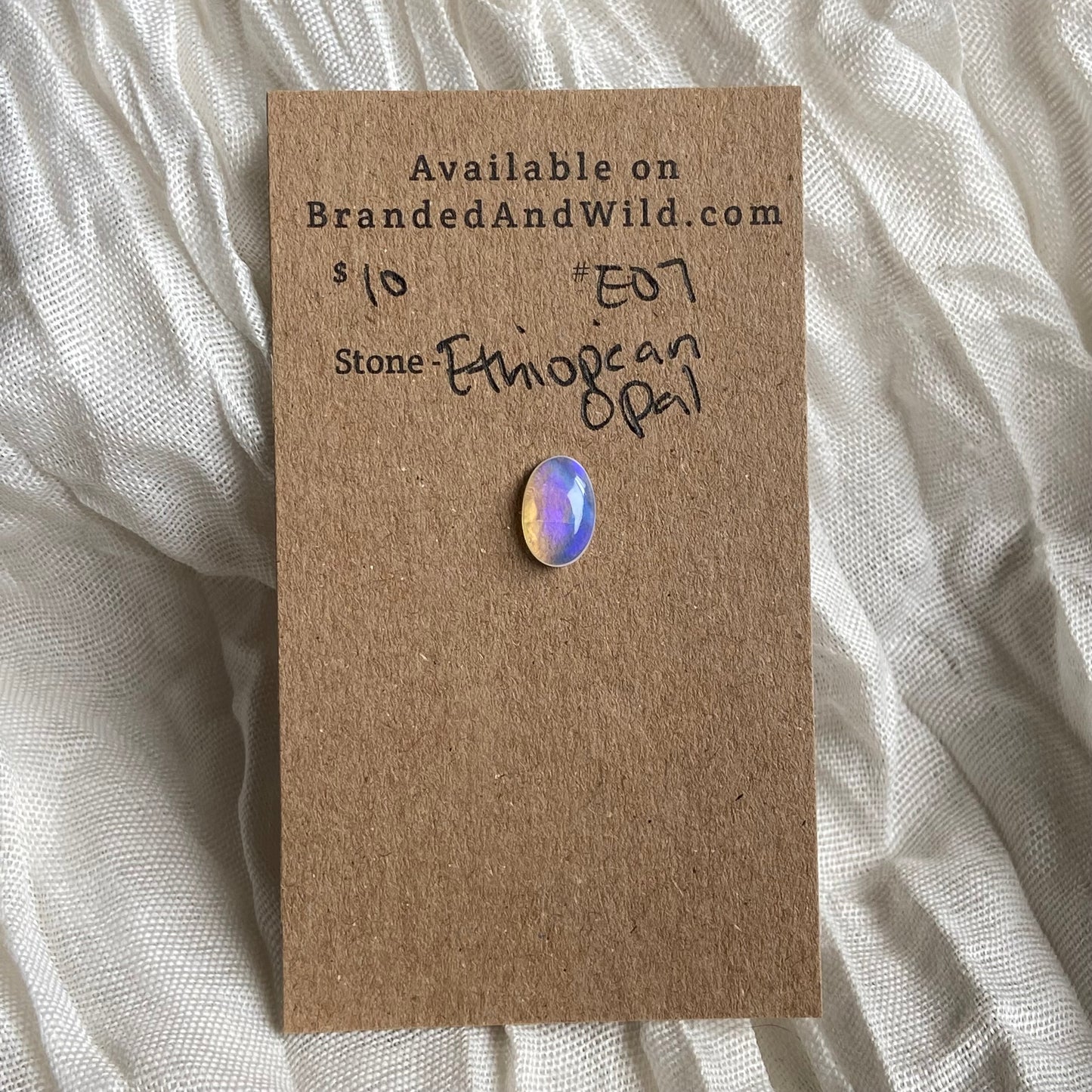 Ethiopian Opal Cabochon - EO7 7E897586-0809-455F-A218-B41428D98114 Brandedandwild.com