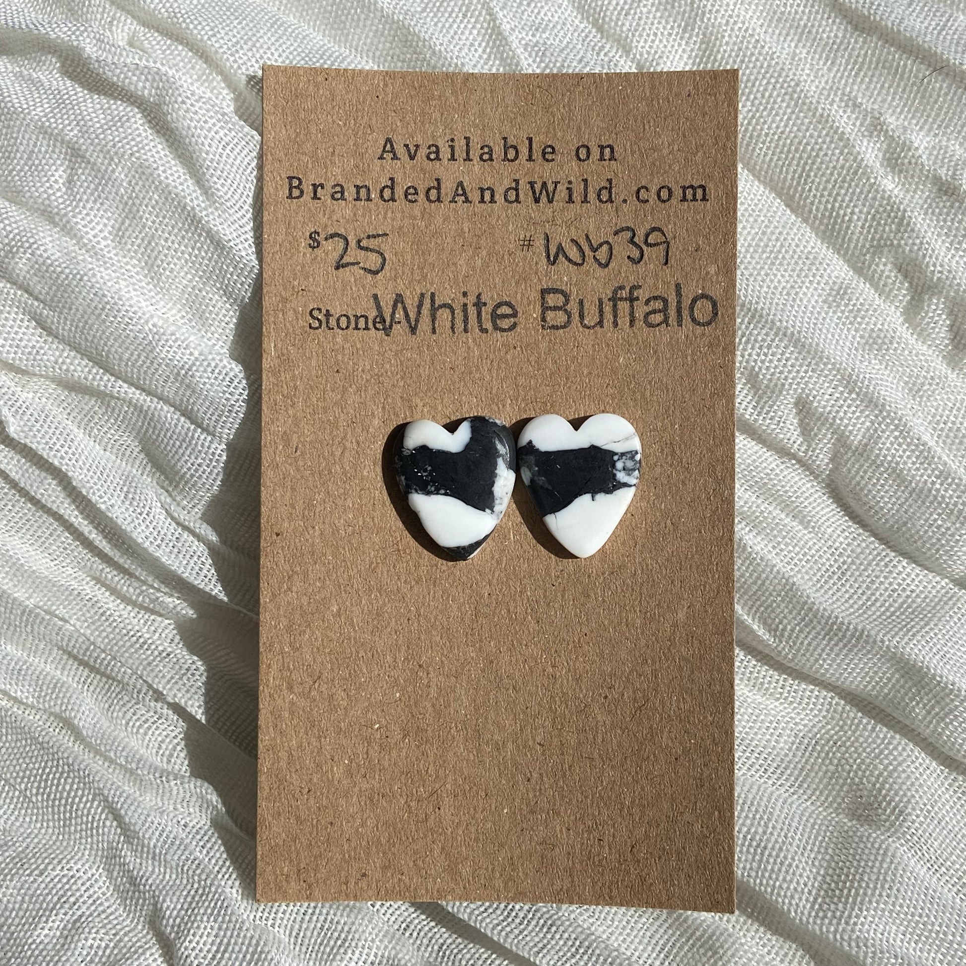 White Buffalo Cabochon - WB39 7E8A8C09-F21B-4796-BE11-47AF085B3235 Brandedandwild.com