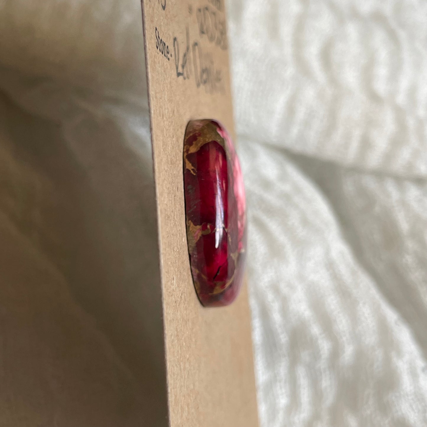 Red Dahlia Cabochon - RD38