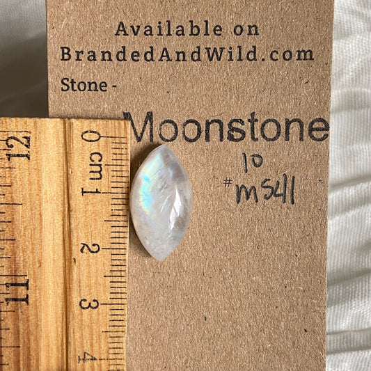 Moonstone cabochon - Ms41 7ECCC7D7-315B-4E05-AB65-F7DD19D89433 Brandedandwild.com