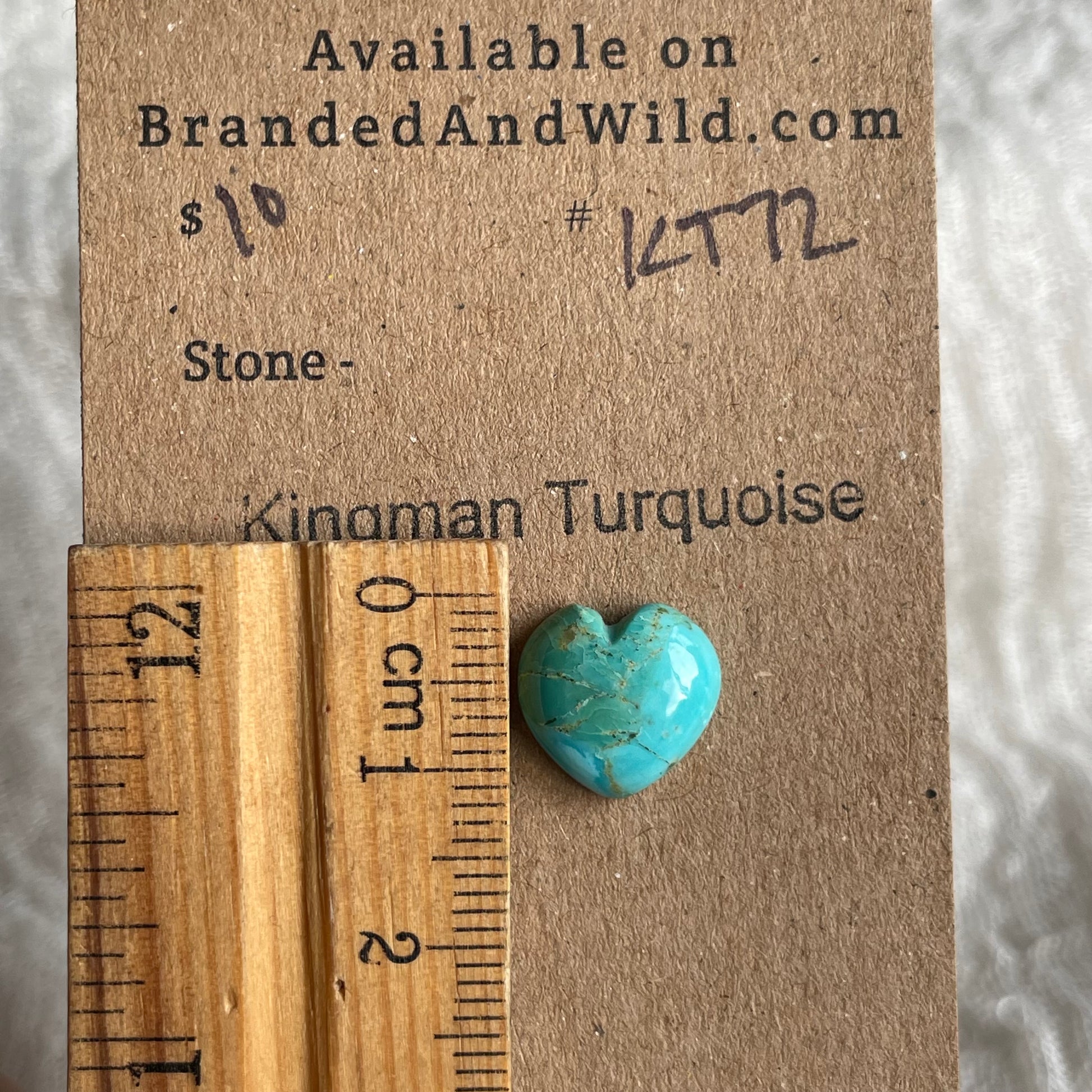 Kingman Turquoise Cabochon - KT72 7F1FFA0F-ABB0-4574-8E2C-BD6066694654 Brandedandwild.com