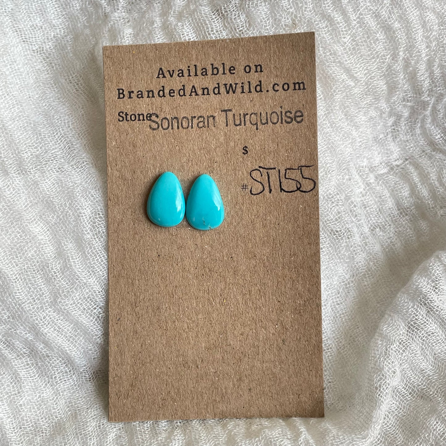 Sonoran Turquoise Cabochon - ST155 7F29F4A3-81ED-469A-9CDB-5DE84D8C21EC Brandedandwild.com