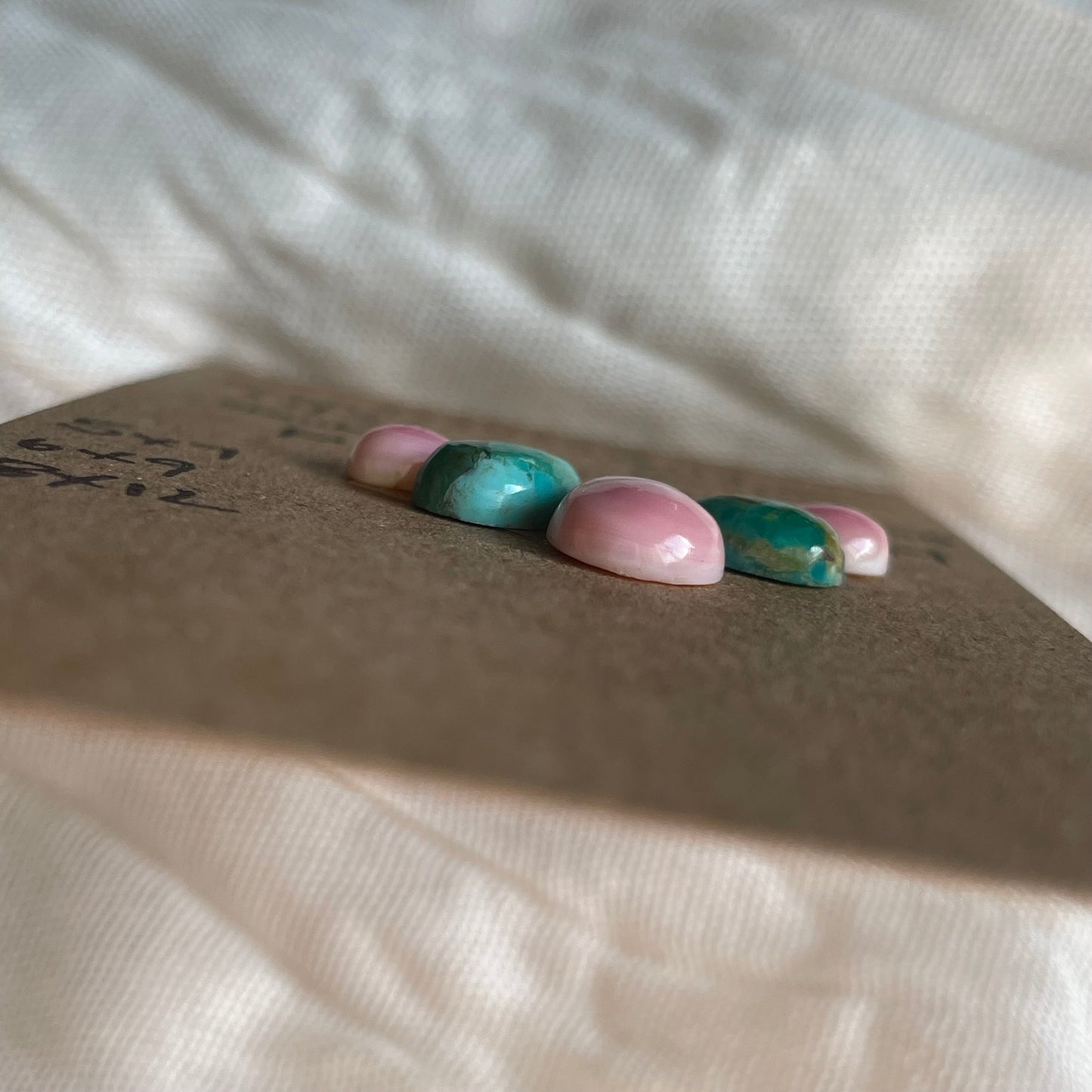 Kingman / Pink Conch Cabochon - MIX107 7F49CED3-3169-49D3-BF61-D7546ED30CF7 Brandedandwild.com