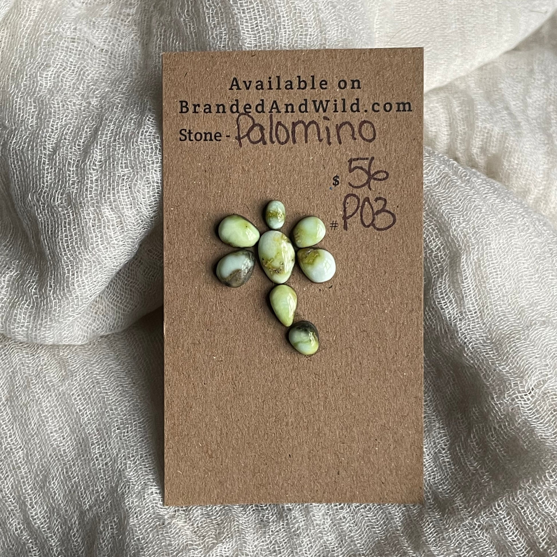 Palomino Cabochon - P03 7F51F541-DFC4-4FA2-B8E6-5B9E99536792 Brandedandwild.com