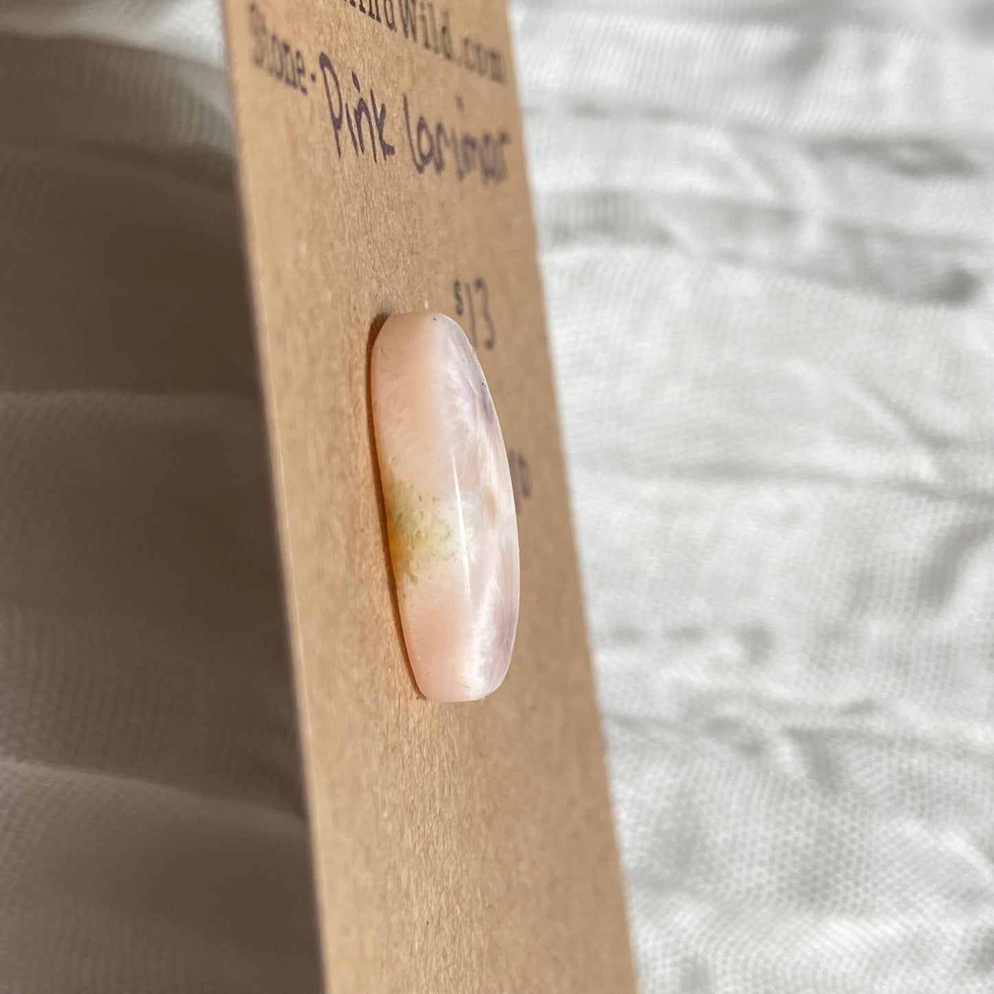 Pink Larimar Cabochon - PL10 7F55DB94-A16C-419C-9AD7-D1496DF111FE Brandedandwild.com