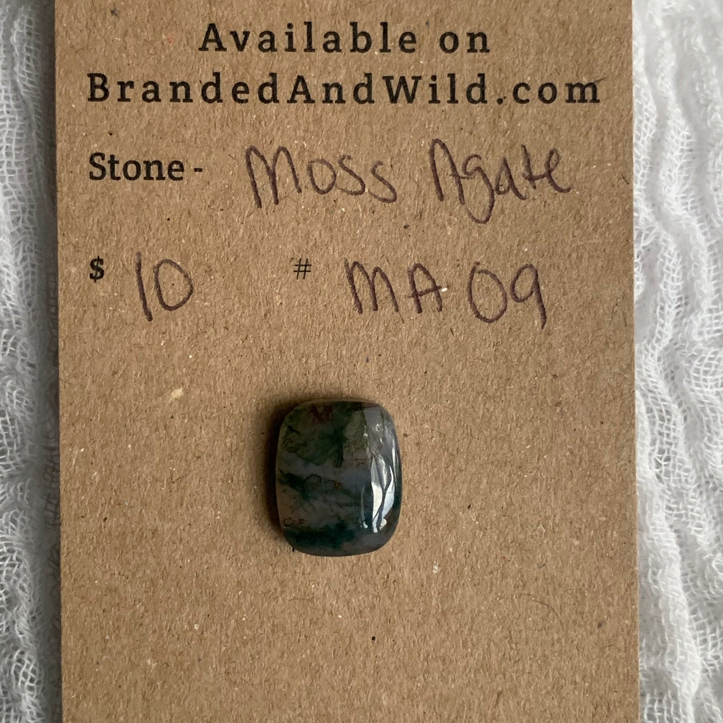 Moss Agate Cabochon- MA10