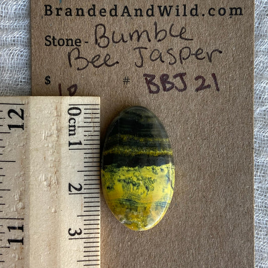 Bumblebee Jasper Cabochon - BBJ21