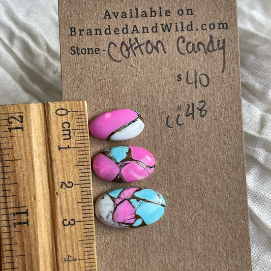 Cotton Candy Cabochon - CC48 7F81B4FA-2907-40C9-B9B1-2B15992D2663 Brandedandwild.com