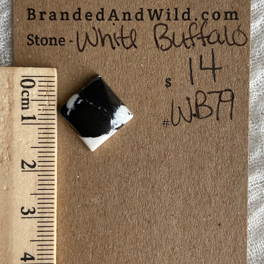White Buffalo Cabochon - WB79