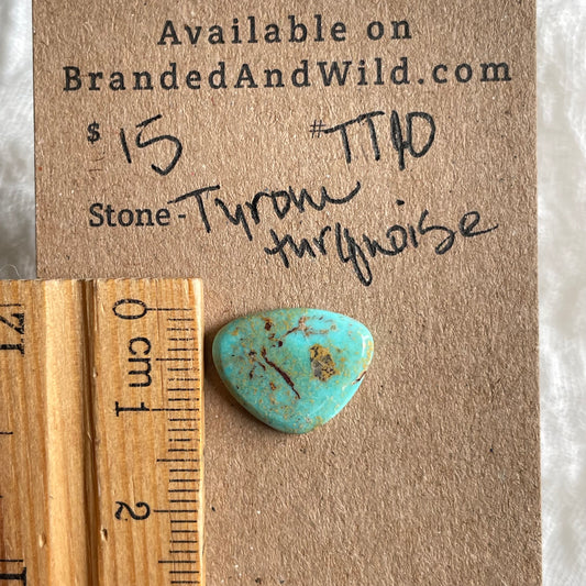 Tyrone Turquoise Cabochon - TT10 7F8E0092-03E9-4BB5-8D69-1A87BE6F2CBE Brandedandwild.com