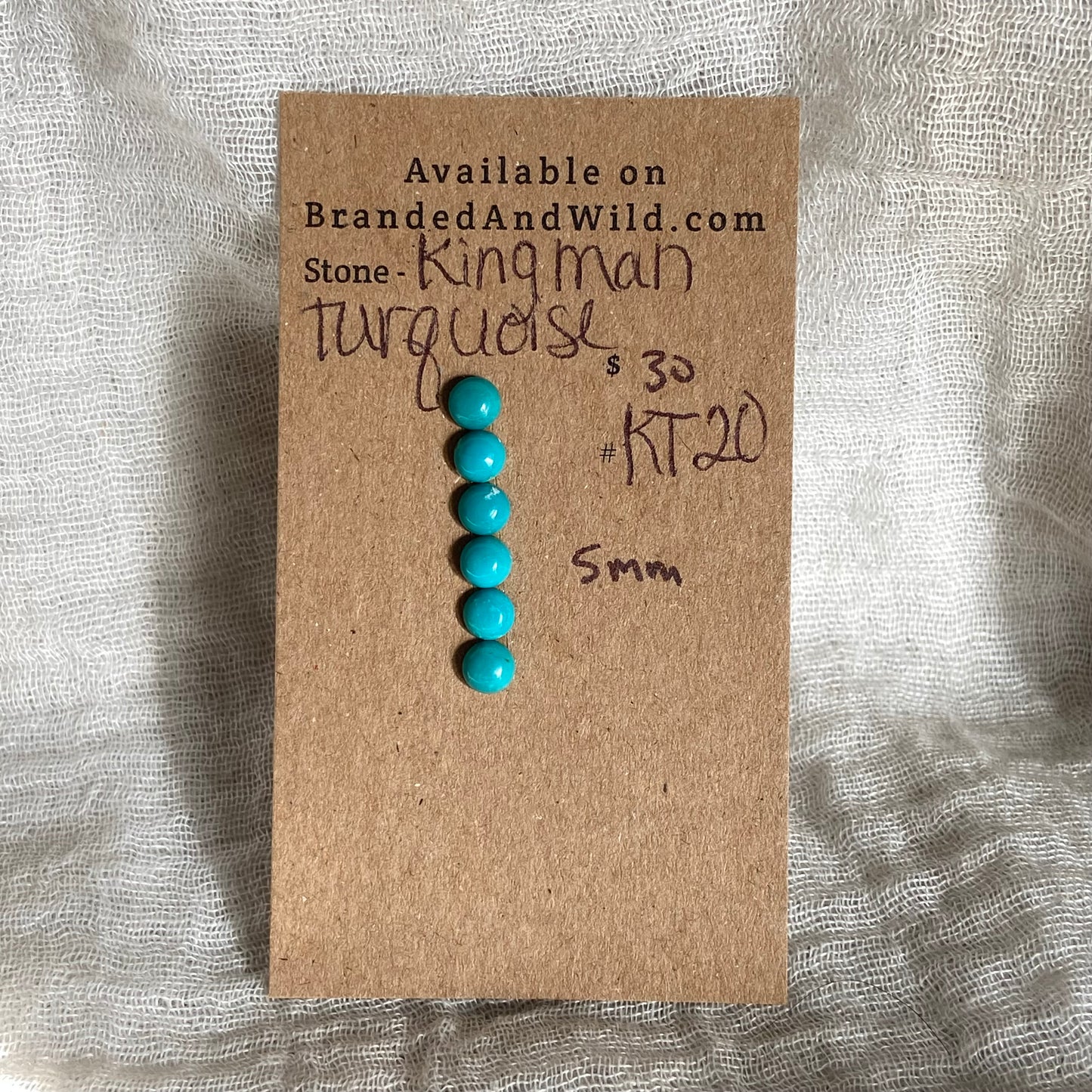 Kingman Turquoise Cabochon - KT20