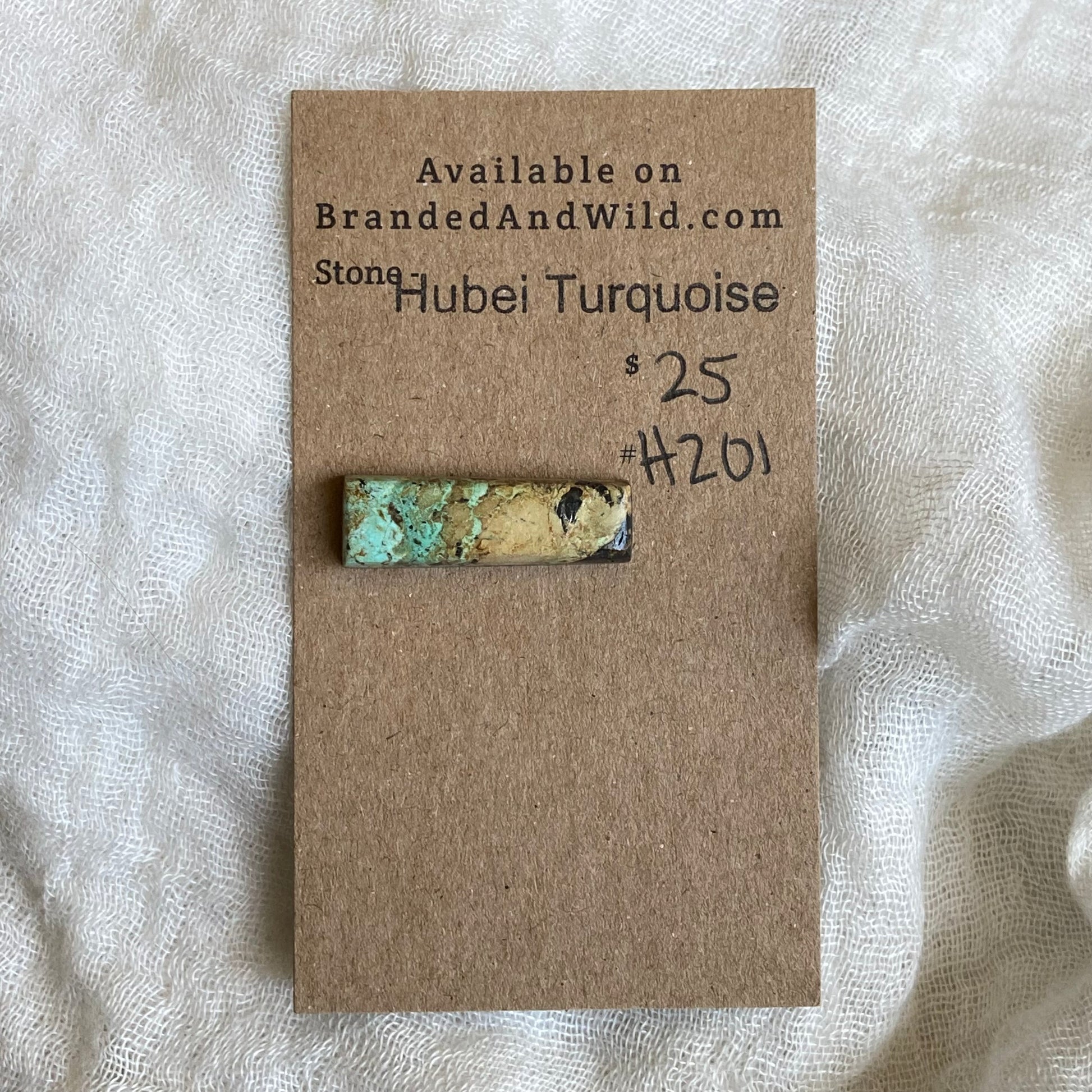 Hubei Turquoise Cabochon - H201 7FD945CB-68FA-45B1-924D-F7496A3442B6 Brandedandwild.com