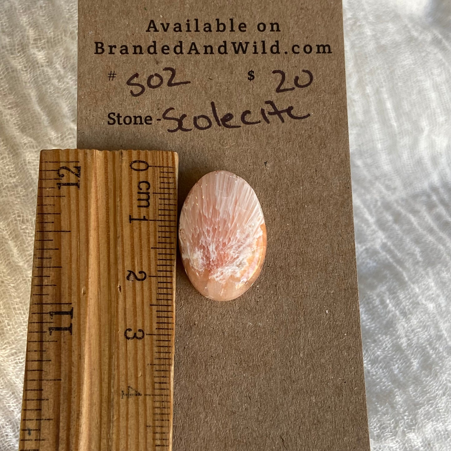 Scolecite Cabochon - S02