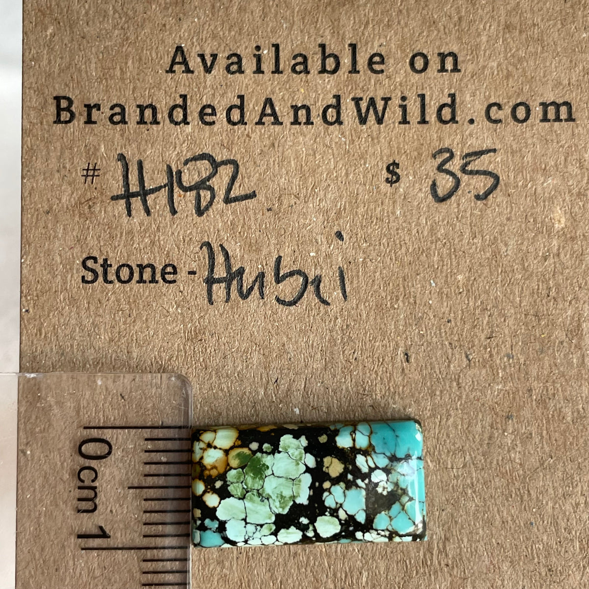 Hubei Turquoise Cabochon - H182 7FEE308D-18AA-4159-8013-C79FE1A37706 Brandedandwild.com