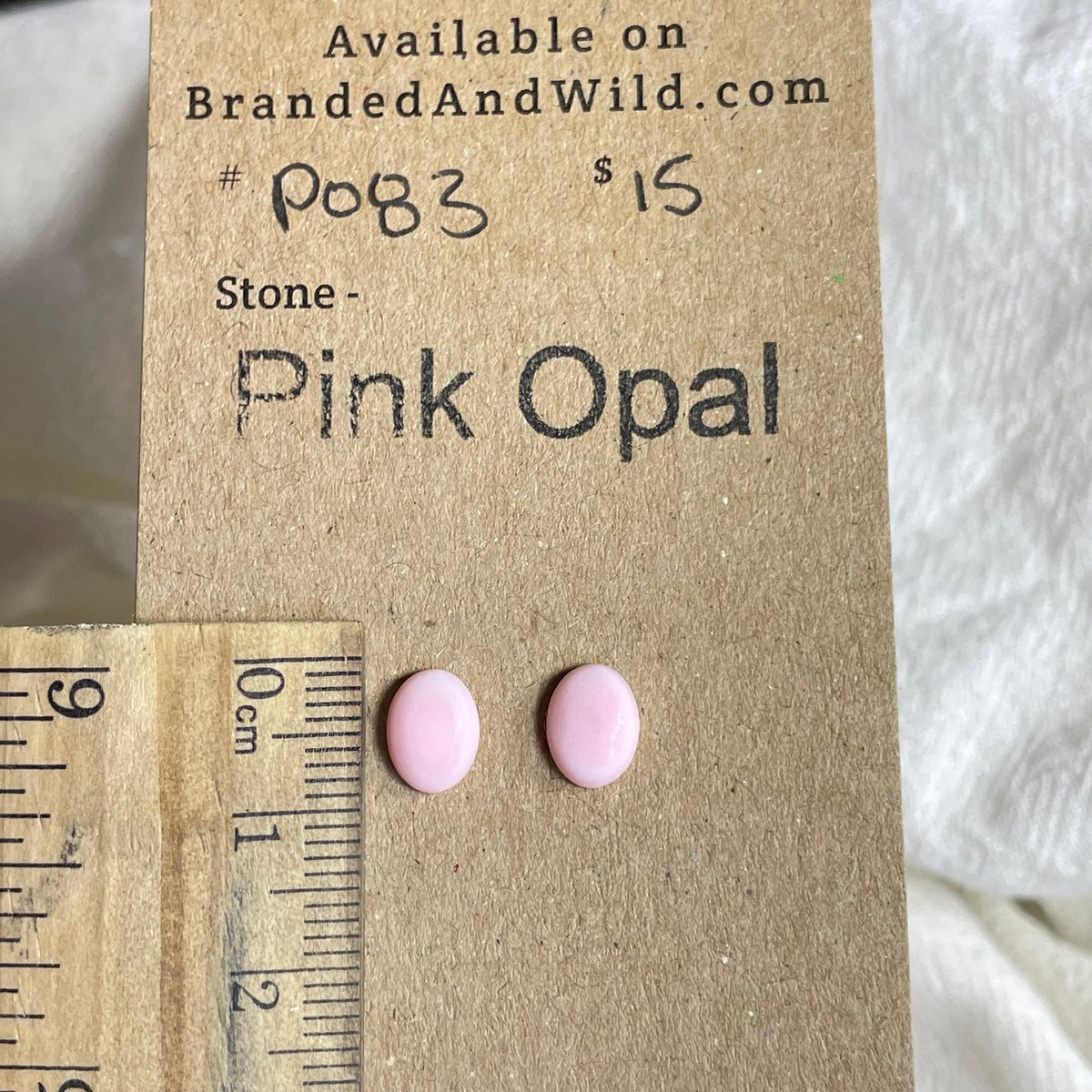 Pink Opal Cabochon - PO83 7FFEEB62-733F-4414-83AF-F4CB5F45B899 Brandedandwild.com